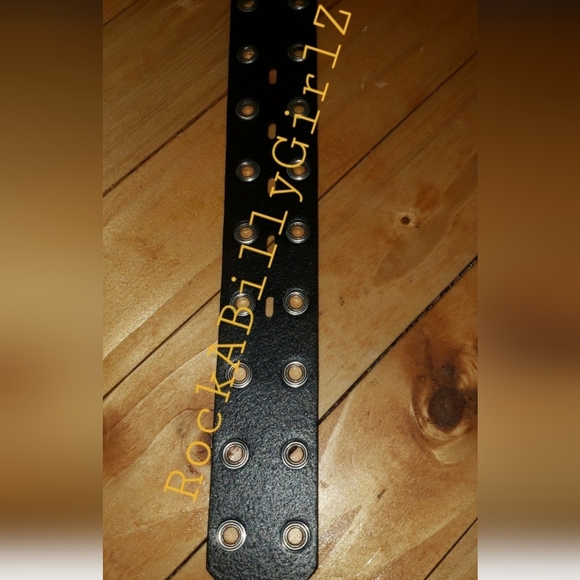 Sourpuss DEATH BEFORE DISHONOR Embossed Thick 100% Leather Belt Removable Buckle - Picture 7 of 14